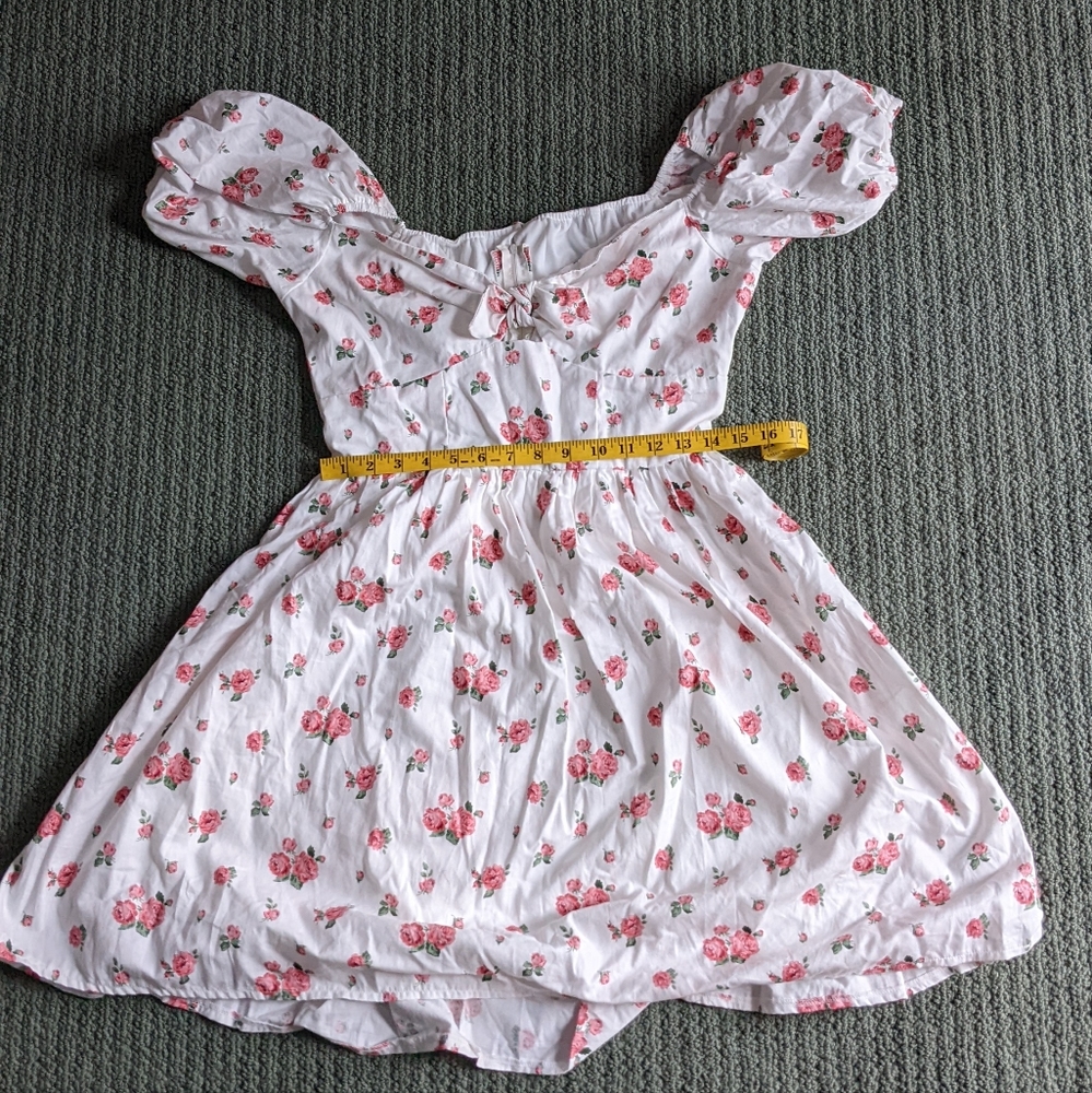 Bonne chance floral cottage core dress